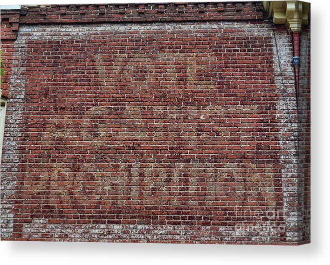 Paul Ward Canvas Print featuring the photograph Vote against Prohibition 2 by Paul Ward