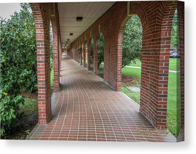Ul Canvas Print featuring the photograph Walk of Honor 6 by Gregory Daley MPSA
