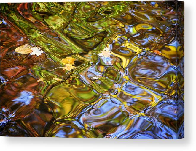Water Canvas Print featuring the photograph Water Prism by Frozen in Time Fine Art Photography