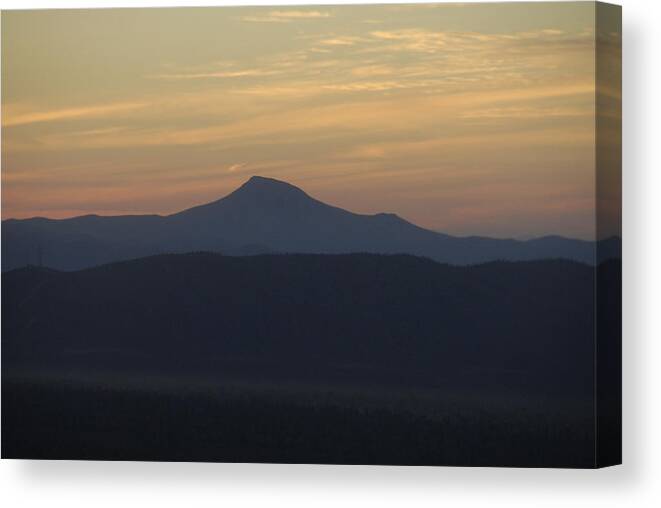 Sunset Canvas Print featuring the photograph Western Sunset by Jody Lovejoy