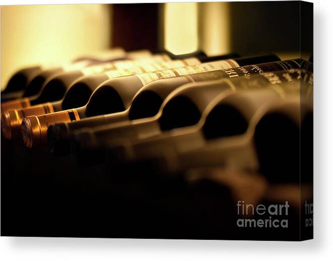 Wine Canvas Print featuring the photograph Wines by Delphimages Photo Creations