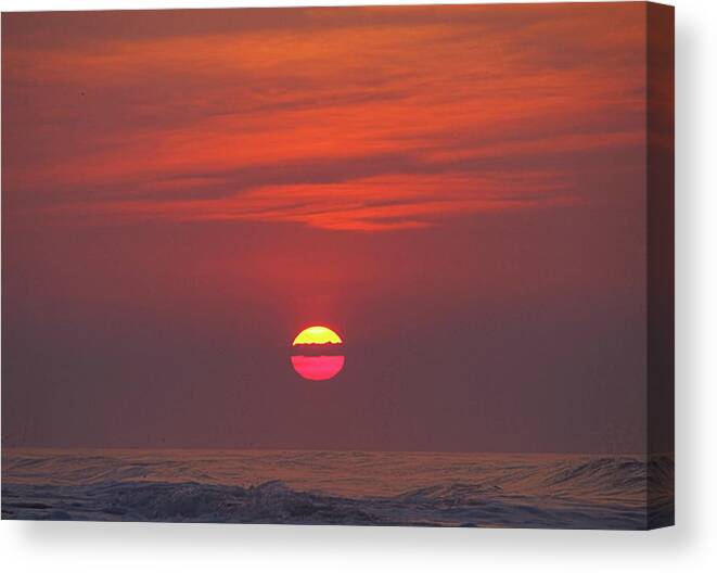 Seas Canvas Print featuring the photograph Winter Dawn by Newwwman