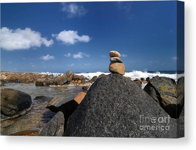 Aruba Canvas Print featuring the photograph Wishing Rocks Aruba by Amy Cicconi