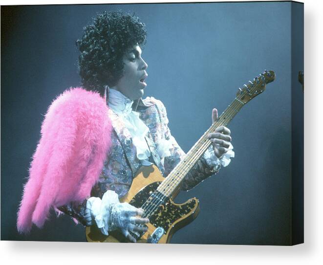 Rock And Roll Canvas Print featuring the photograph Prince Live In La #1 by Michael Ochs Archives