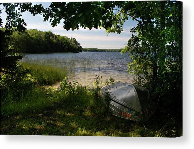 Summer Canvas Print featuring the photograph Summer Morning #2 by Vicky Edgerly