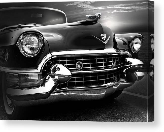 Cadillac Canvas Print featuring the photograph Vintage Cadillac Fleetwood #1 by Larry Butterworth