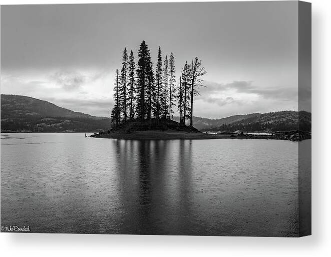 Silver Lake Canvas Print featuring the photograph Silver Lake #2 by Mike Ronnebeck