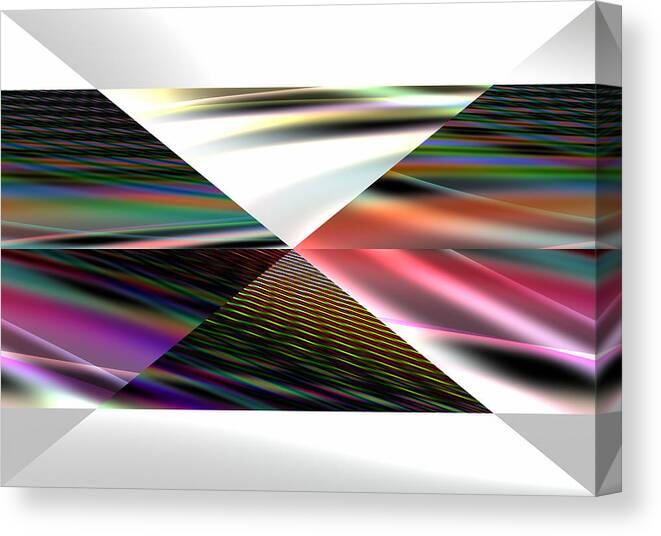 Triangle Shape Canvas Print featuring the photograph Graphical #3 by Imagenavi