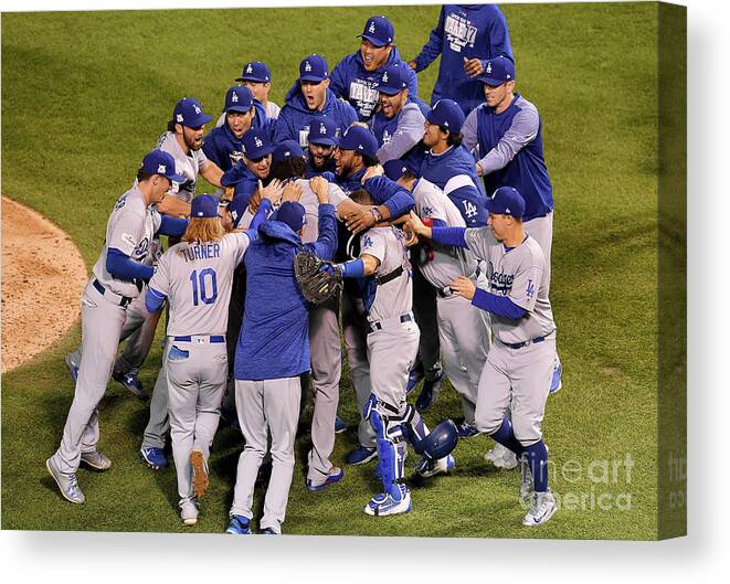 Championship Canvas Print featuring the photograph League Championship Series - Los by Dylan Buell