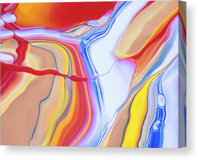 Abstract Close-up Of Acrylic Paint Canvas Print / Canvas Art by Panoramic  Images - Fine Art America