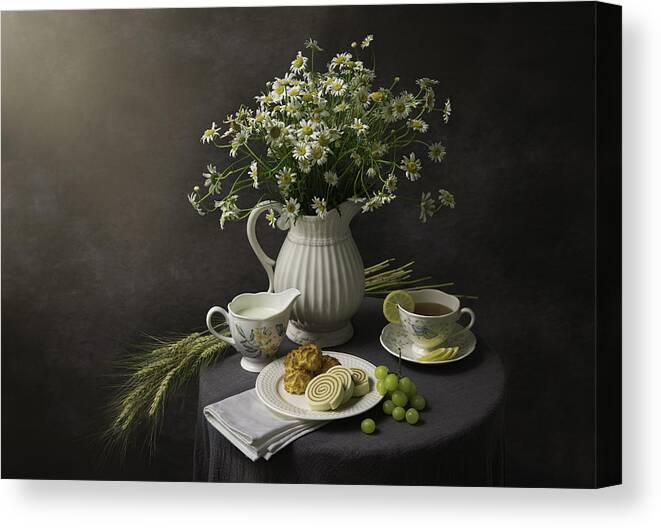 Tea Canvas Print featuring the photograph Afternoon Tea by Binbin Lu