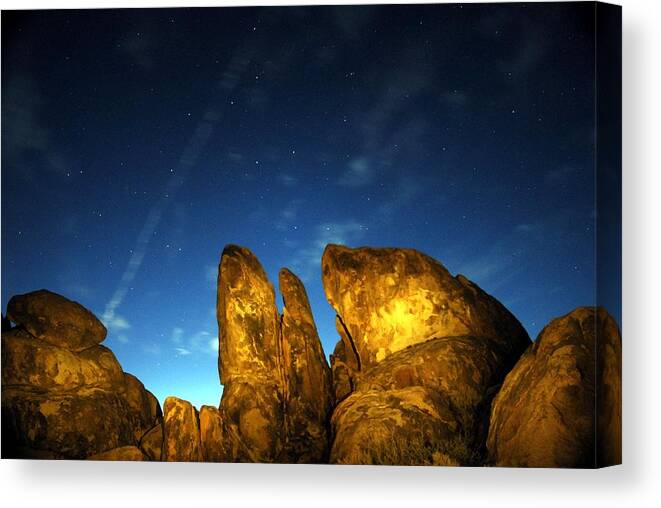 Tranquility Canvas Print featuring the photograph Alabama Hills by John B. Mueller Photography