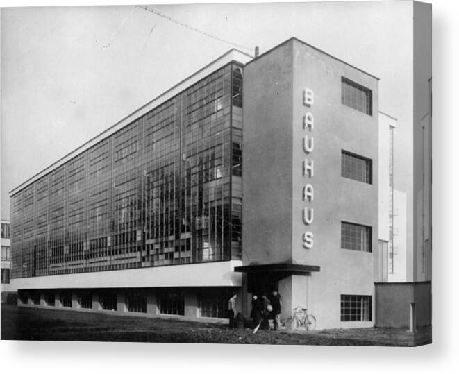 Education Canvas Print featuring the photograph Bauhaus by General Photographic Agency