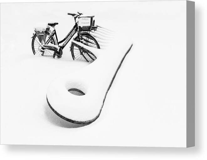 Blackandwhite Canvas Print featuring the photograph Bike&comb by Zhecho Planinski / ???? ????????? /