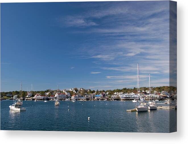 Scenics Canvas Print featuring the photograph Boothbay Harbor by Frankvandenbergh
