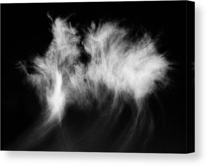 Sky Canvas Print featuring the photograph Cloud study in B W by Paul W Faust - Impressions of Light