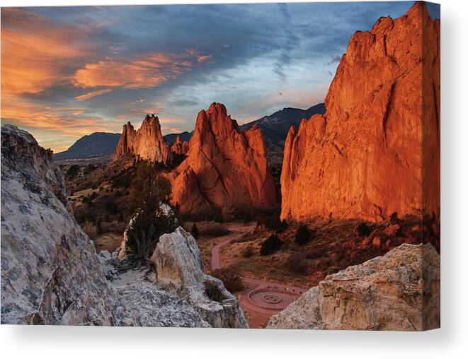 Scenics Canvas Print featuring the photograph Dawn by Robin Wilson Photography