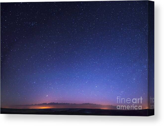 Atmosphere Canvas Print featuring the photograph Deep Sky Astrophoto by Standret