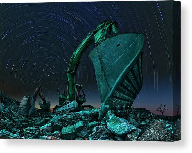 Machines Canvas Print featuring the photograph Dewosmir by Peter Majkut