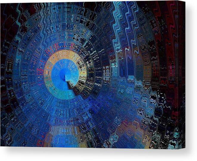 Cbssundaymorning Canvas Print featuring the digital art Final Gateway by David Manlove