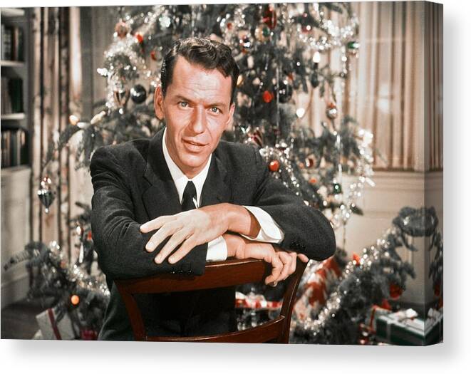 Frank Sinatra Canvas Print featuring the photograph Frank Sinatra by Movie Star News