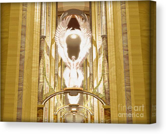 Gateway Canvas Print featuring the painting Gateway by Todd L Thomas