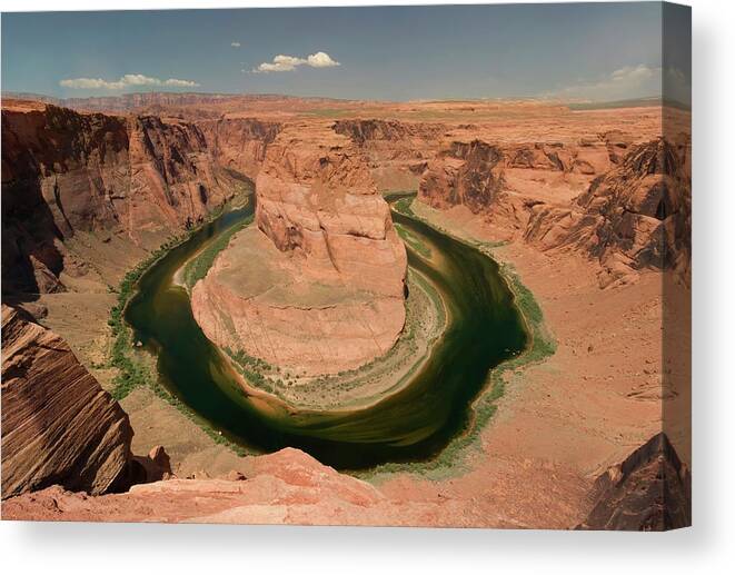 Scenics Canvas Print featuring the photograph Horseshoe Bend - Colorado River Arizona by Toos