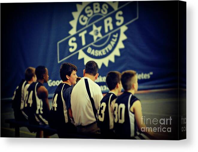 Sports Canvas Print featuring the photograph Learning the Game by Frank J Casella