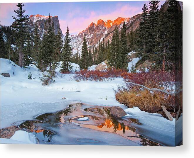 Scenics Canvas Print featuring the photograph Little Stream by Wayne Boland