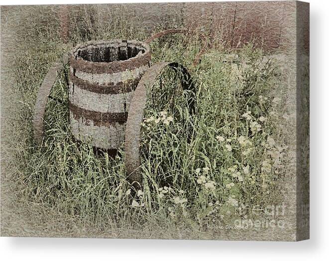 Photography Canvas Print featuring the digital art Long Ago by Kathie Chicoine