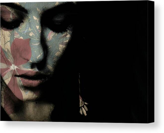 Emotion Canvas Print featuring the mixed media Mandy by Paul Lovering