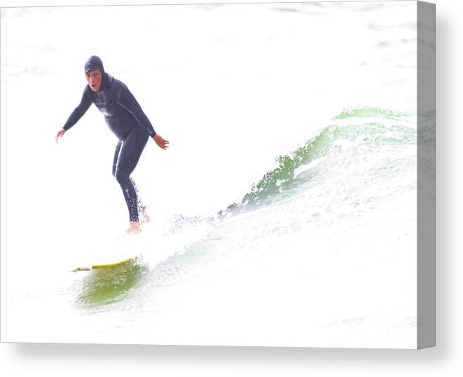 Surfer Canvas Print featuring the photograph Old Surfers Never Die by Robert Wilder Jr