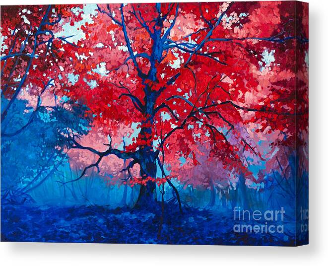 Love Canvas Print featuring the digital art Original Oil Painting On Canvasmodern by Art stock