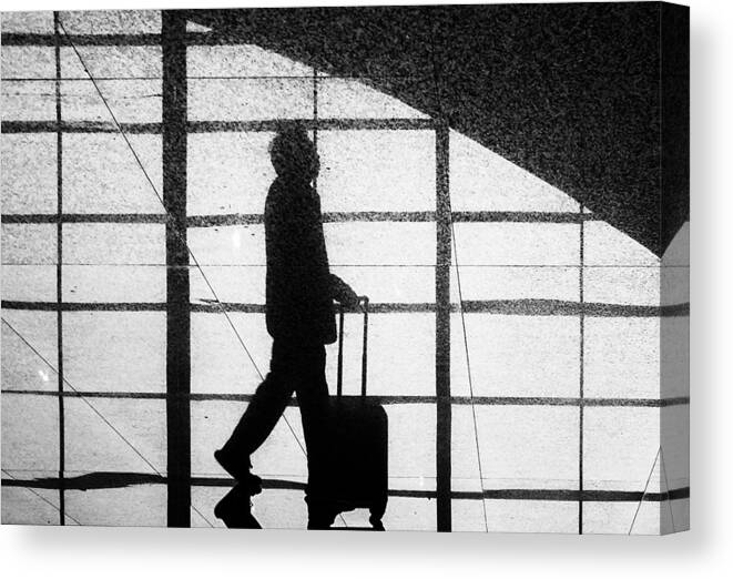 Mood Canvas Print featuring the photograph Passenger by Yao Wu