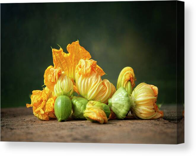 Healthy Eating Canvas Print featuring the photograph Patty Pans by Jojo1 Photography
