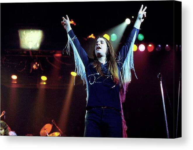 Wind Canvas Print featuring the photograph Photo Of Black Sabbath by Fin Costello