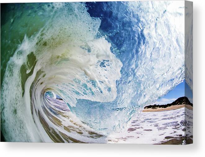 Sky Canvas Print featuring the photograph Rinse Cycle by Shannonstent