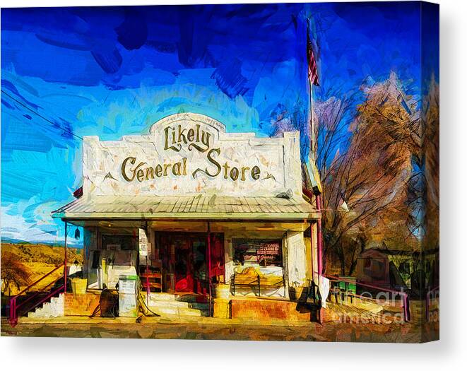  Canvas Print featuring the photograph Route 66 Arizona by Jack Torcello
