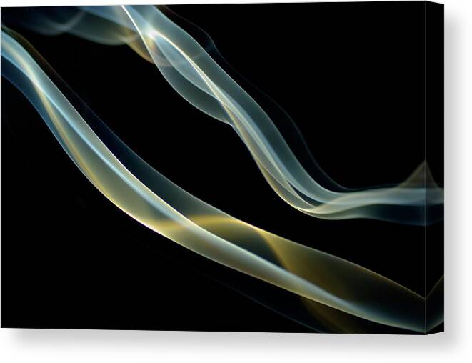 Curve Canvas Print featuring the photograph Smoke-trails by April30
