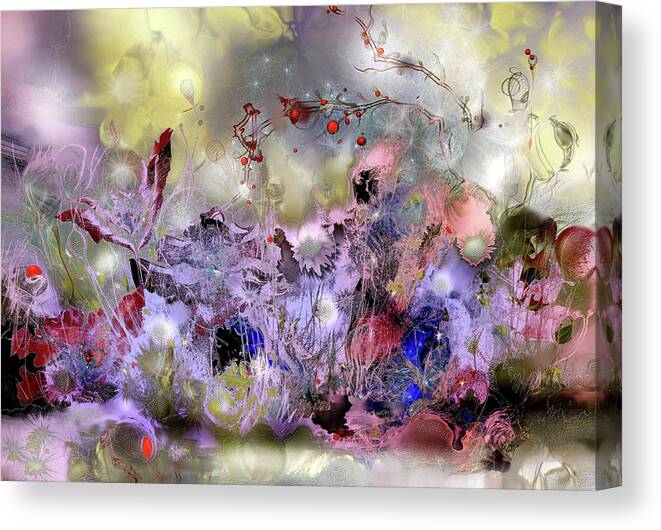 Spring Flowers Canvas Print featuring the photograph Spring Flowers by Natalia Rudzina