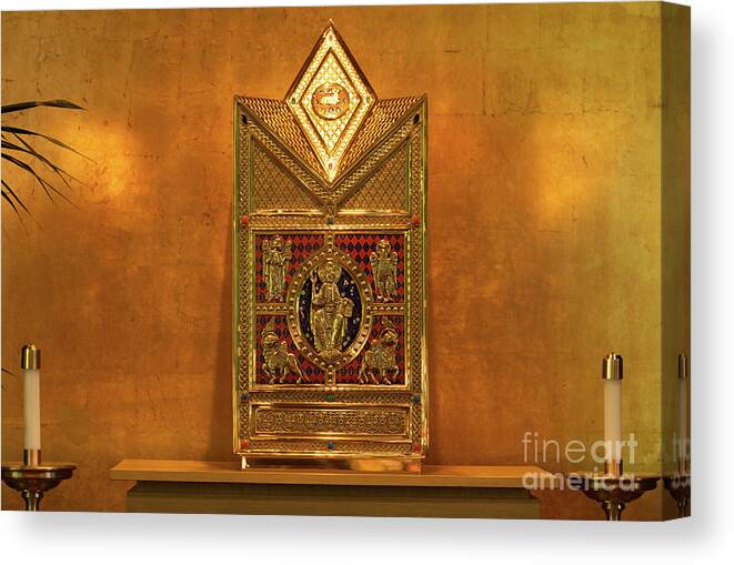 Catholic Canvas Print featuring the photograph Tabernacle by Rich Collins