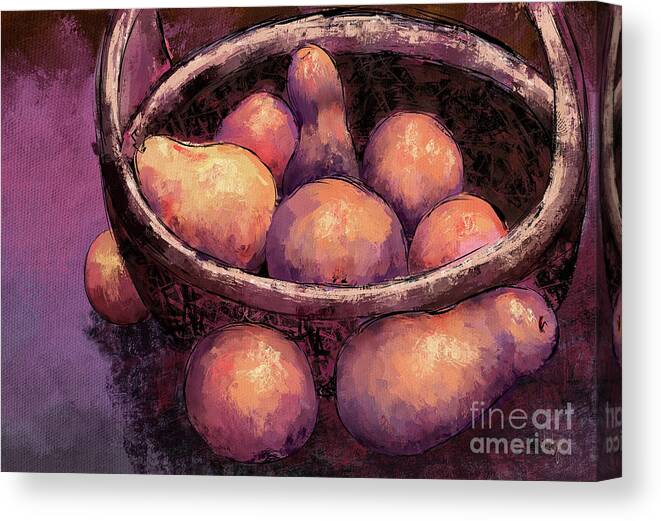 Still Life Canvas Print featuring the digital art The Ordinary by Lois Bryan