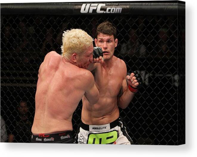 Martial Arts Canvas Print featuring the photograph The Ultimate Fighter 14 Finale by Josh Hedges/zuffa Llc