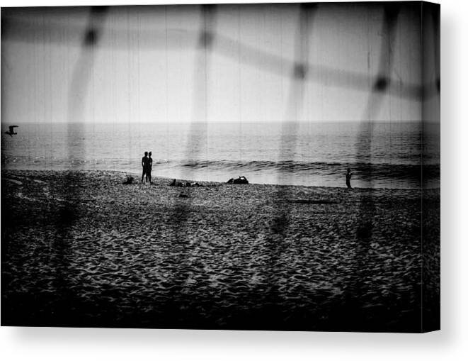 Net Canvas Print featuring the photograph These Memories by Milena Seita