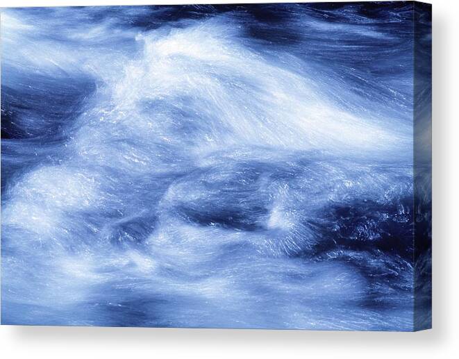 Scenics Canvas Print featuring the photograph View Of Water Flowing by Imagewerks