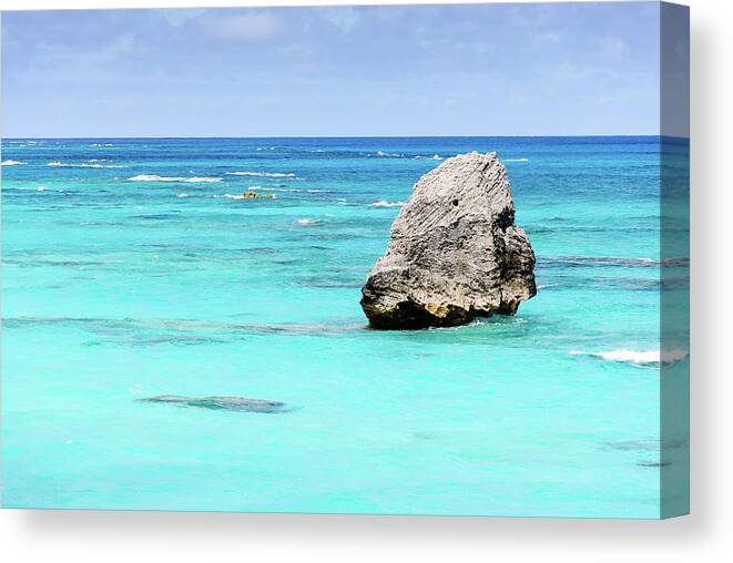 Tranquility Canvas Print featuring the photograph Warwick Long Bay by Massimo Calmonte (www.massimocalmonte.it)