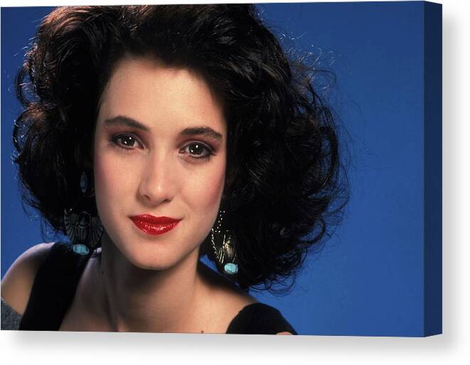 Winona Ryder Canvas Print featuring the photograph WINONA RYDER in HEATHERS -1989-. by Album