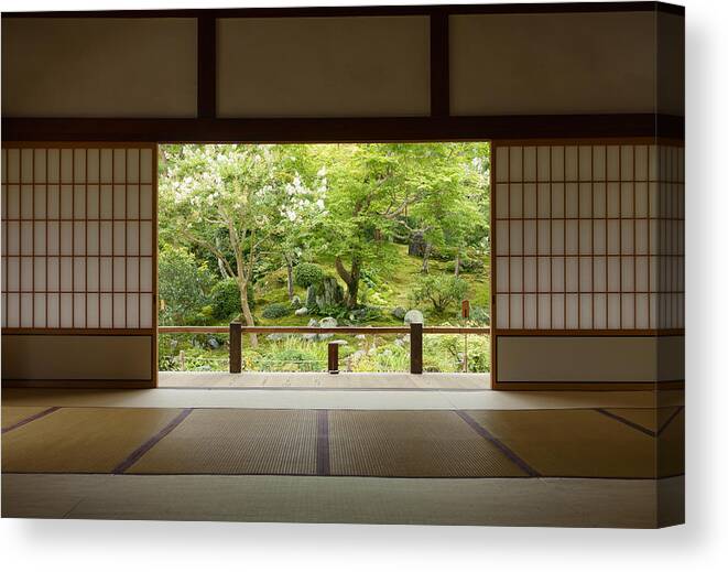 Japan Canvas Print featuring the photograph Zen Zone by Yumian Deng