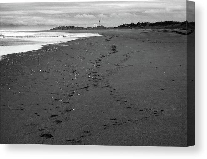  Canvas Print featuring the photograph Footprints #1 by Dr Janine Williams