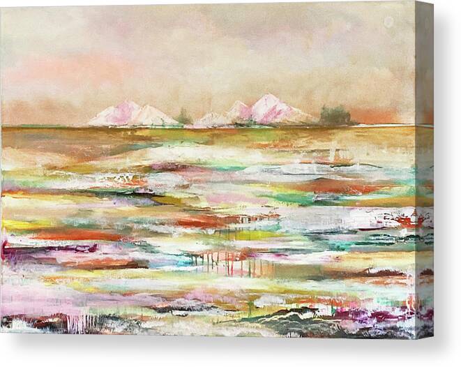 Intuitive Painting Canvas Print featuring the drawing Intuitive Painting #1 by Claudia Schoen